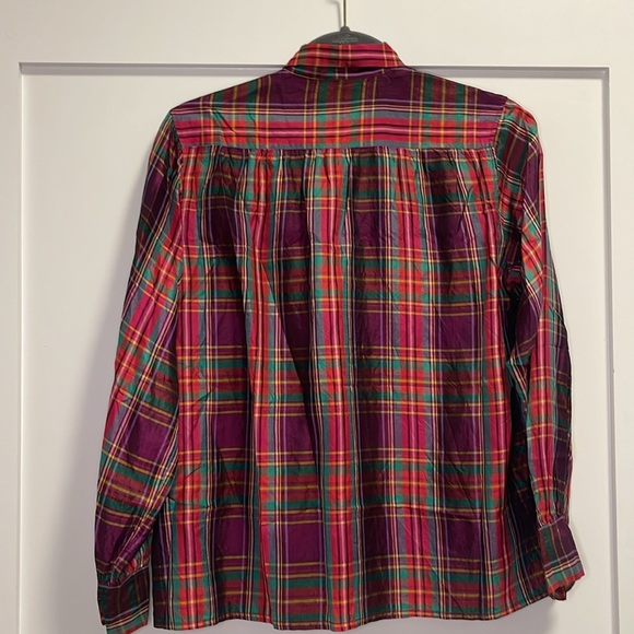 AUTHENTIC Yves Saint Laurent Long Sleeve Bow Blouse - Picture 5 of 5